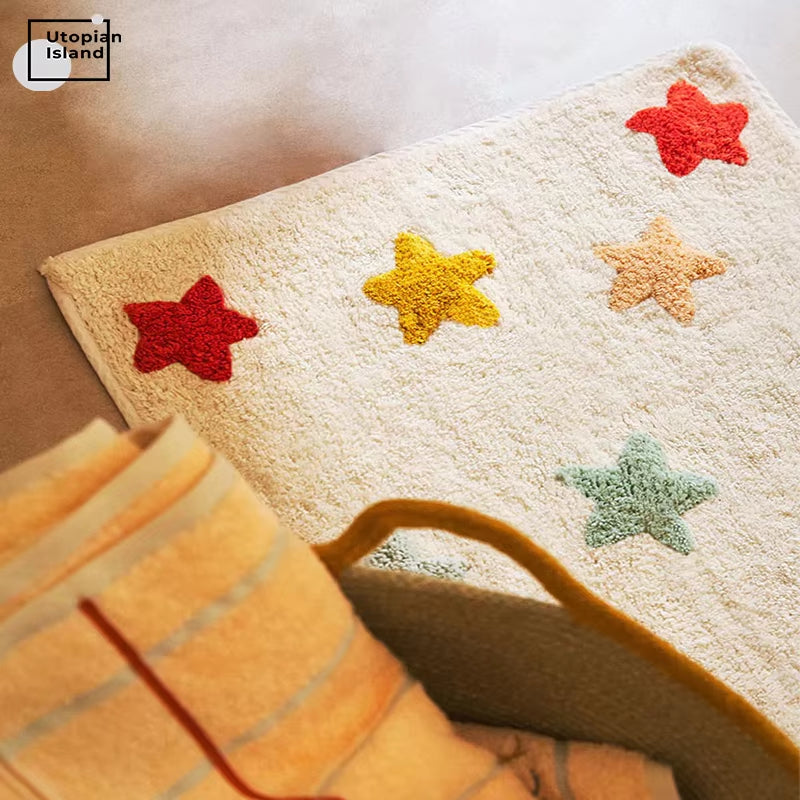 Furry Mat for Children Kids Plush Carpet Fluffy Rug Kawaii Room Decor Entrance Door Mat Rugs Baby Carpet for Living Room Modern
