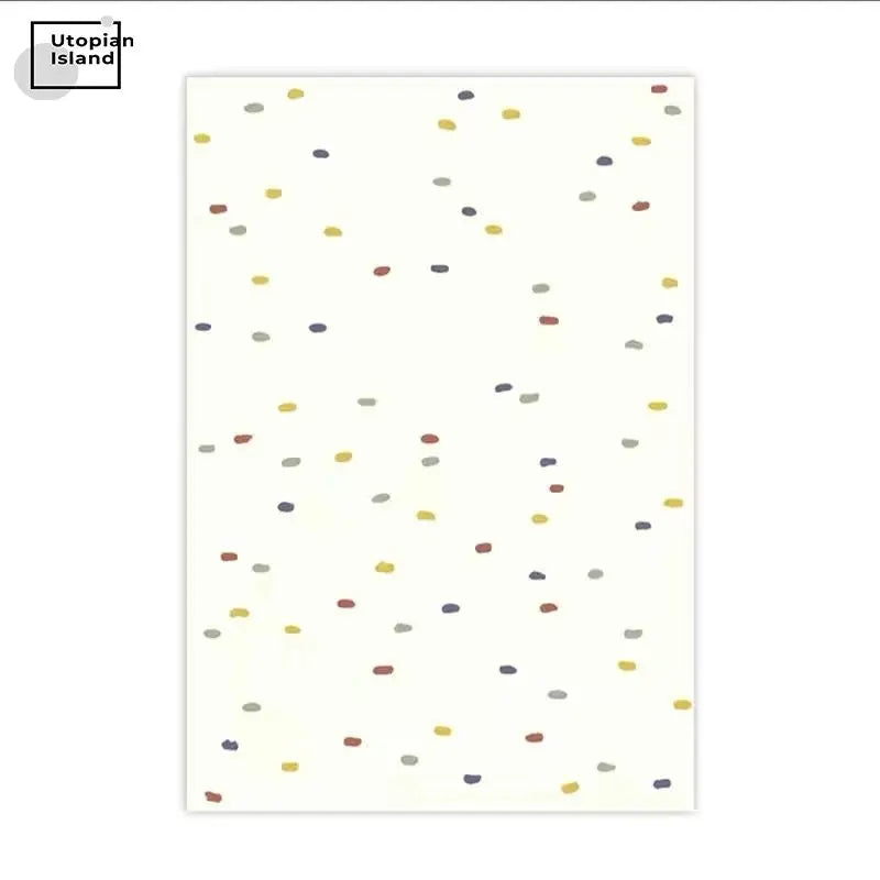 Furry Mat for Children Kids Plush Carpet Fluffy Rug Kawaii Room Decor Entrance Door Mat Rugs Baby Carpet for Living Room Modern